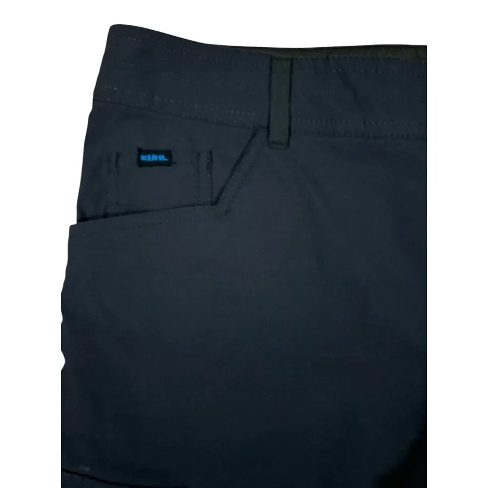 Kuhl‎ Cargo Shorts Mens Size 38 Stretch Zip Pockets Hiking Dark Gray